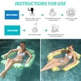 thumbnail image 4 of VKFVKF 4 in 1 Pool Floats Adult , 2 Pack Pool Floats Hammock, Drifter, Lounge Chair, Saddle,Pool Rafts Lounge Chairs Floating, 4 of 9