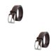 thumbnail image 3 of Jumpingount Cinturón de hombre cómodo de llevar sin rebabas y hebilla informal de estiramiento trenzado simple duradero de mezclilla Type8 NO8, 3 of 6