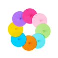 thumbnail image 1 of Silicone Cup Lids Drop Cup Cover 8 Set Anti-Dust Airtight Seal Mug Cover Silicone Drink Bowl Lids H, 1 of 5