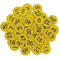 thumbnail image 1 of Plastic Number Tags Engraved Numbered Tags Id Tags Key Tags Without Hole, 1 of 5