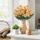 thumbnail image 3 of Piezas de Flores Artificiales, Hortensias, Plantas, Ramo, Adorno para Decoración Del Hogar, Habitación de Hotel, Escritorio, Jarrón, Decoración para Fiesta de Boda, 3 of 5
