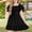 Black, variant on Girls Cold Shoulder Summer Dress, Ruffle Detail Mini Dress, Cute for Vacation, Beach Weddings & Hot Weather Parties Pink 130