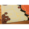 thumbnail image 4 of Nourison Home & Garden 93x130" Rectangle Fabric Area Rug in Black/Red, 4 of 4