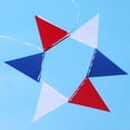 thumbnail image 3 of IDEANATEGRATE Banderín Triangular De Tela Multicolor Para Decorar Fiestas Y Celebraciones Patrióticas, 3 of 5