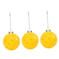thumbnail image 2 of yotijay 3Pcs Pickleball Ornament Set Bag Keychain Christmas Tree Hanging Decorations for Yellow, 2 of 9