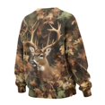 thumbnail image 5 of Yuyamidu Womens Deer Camo Hoodies Long Sleeve Casual Winter Fashion Tops, Size M, 5 of 7