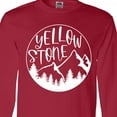 thumbnail image 4 of Inktastic Yellowstone National Park- Mountains Long Sleeve T-Shirt, 4 of 5