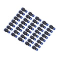 thumbnail image 4 of Conector recto de manguera de aire, 40 piezas, conector reductor neumático, conector de empuje recto, accesorios reductores neumáticos, funcionalidad de alta precisión, 4 of 9