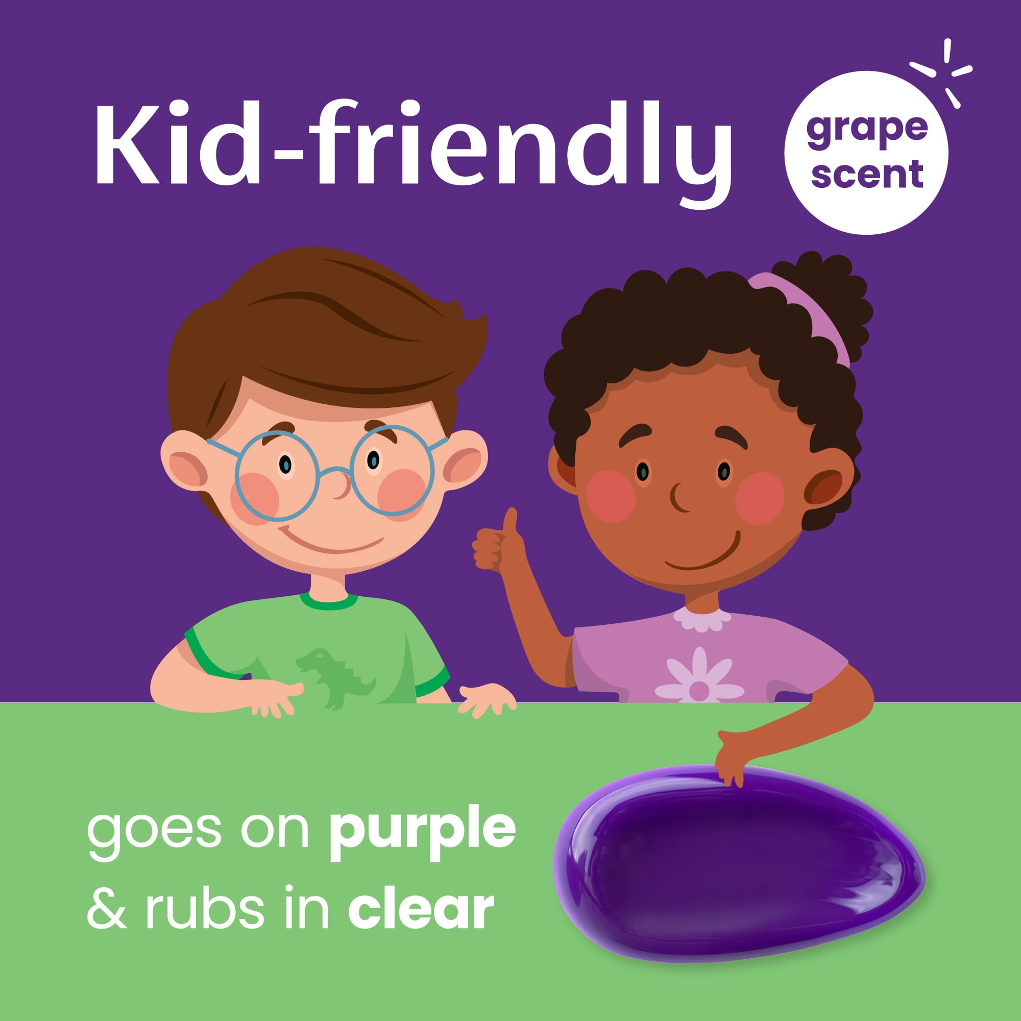 Mederma Scar Gel for Kids, Treatment for Old and New Scars, Grape Scented, Ages 2+, 0.7 Ounce