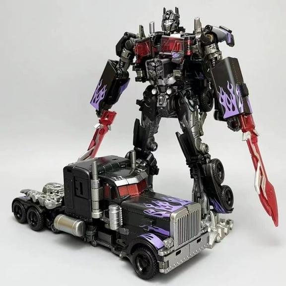 6.7-Inch Black B Optimus Prime Robot Model (TW-1022)