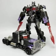 Transformer Warriors Rise Optimus Prime OP Column Skyward Dark Flying Wing Column Transformer Toy TW-1022 Model Alloy Vertion 6.7-Inch (Black A)