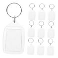 thumbnail image 5 of Raindrops 12Pcs Clear Plastic Keyring Blank Photo Picture Frame Keychain DIY Keyring DIY Keychain Supply, 5 of 8