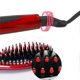 thumbnail image 3 of Cepillo alisador de cabello con iones negativos, color rojo, con cable giratorio de 360° para todo tipo de cabello., 3 of 5