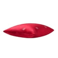 thumbnail image 4 of My Texas House 18" x 18" Red Velvet Snowflake Decorative Pillow Cover, 4 of 5