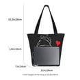 thumbnail image 3 of Disketp Animal Bulldog for Women’s Casual Shoulder Tote Bag Cross-body Handbags for Shopping, Travel and Daily Use, 3 of 6