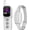White, variant on Dog Training Collar with Remote, Rechargeable Waterproof E-Collar with Beep, Vibration and Static Correction, 1000 ft Range, Adjustable for 10-110 lb Dogs