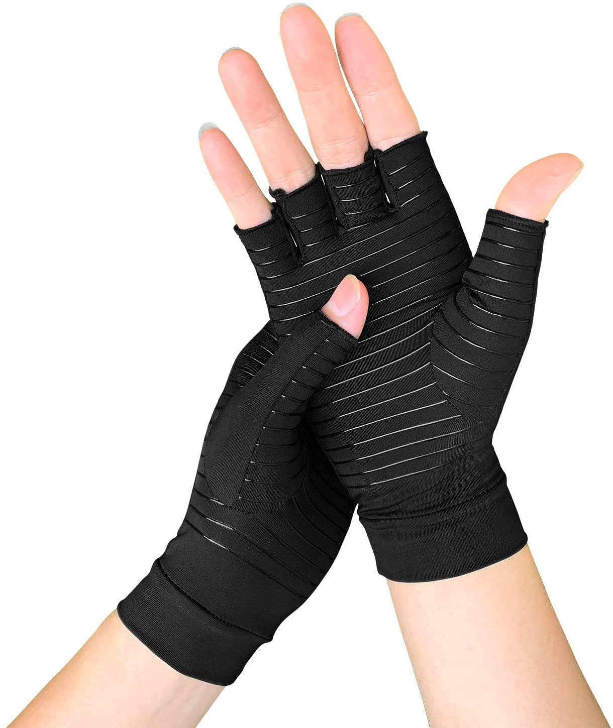 Medium Right Edema Arthritis Compression Swelling Glove Carpal Tunnel Joint Pain 