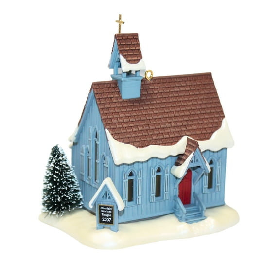 Hallmark Keepsake Ornament Chapel in The Woods 10th in Series 2007