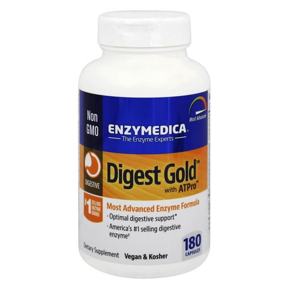 Enzymedica - Digest Gold with ATPro - 180 Capsules (Formerly DigestGold)