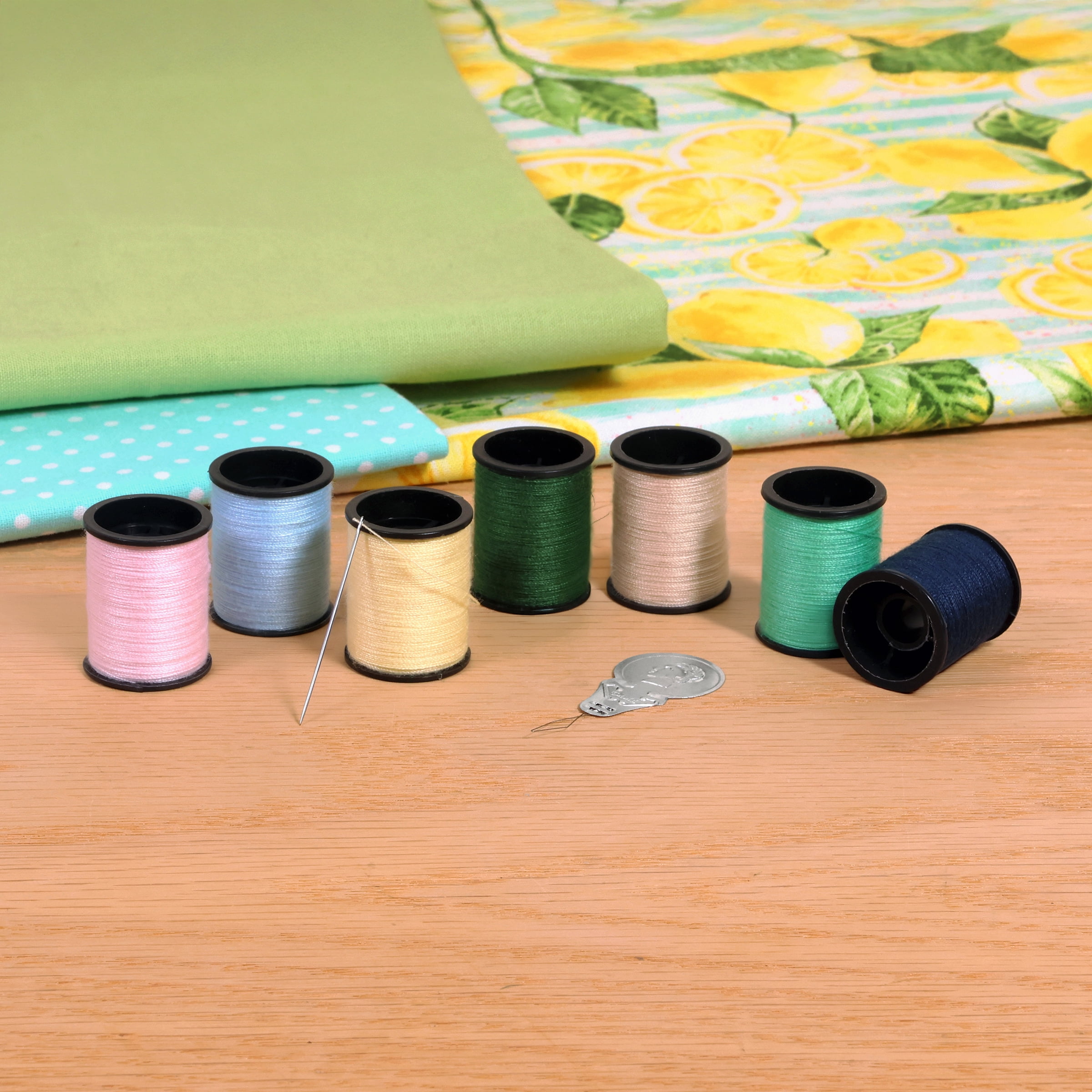 Hello Hobby Polyester Hand-Sewing Thread pack, 12 Assorted Colors, 25 Yards Each