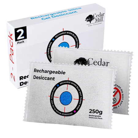 Gun Safe Desiccants - Rechargeable Desiccant Packs for Storage & Moisture Control - Reusable Desiccant Packets & Moisture Absorber - Gun Safe Accessories - 250G