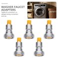 thumbnail image 4 of 5pcs Washer Tap Adapter Washer Quick Connection Angle Valves Tap Connector, 4 of 5