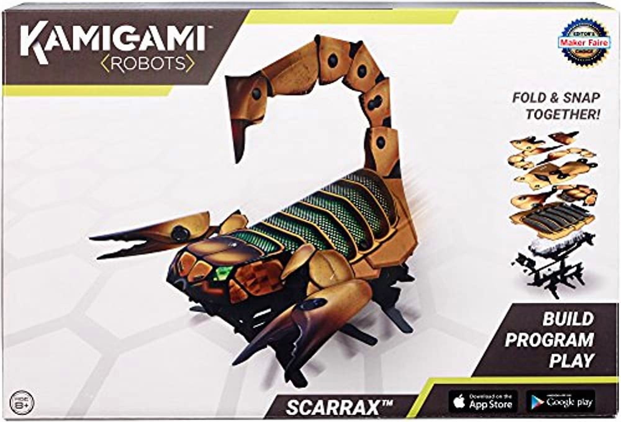 Kamigami Scarrax Battle Robot, Engineering Build Program Play