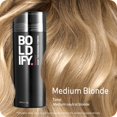 thumbnail image 3 of BOLDIFY Hair Fibers (28g) Fill In Fine and Thinning Hair for an Instantly Thicker & Fuller Look - Best Value & Superior Formula -14 Shades for Women & Men - Medium Blonde, 3 of 10