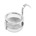 thumbnail image 1 of Rotating Tea Strainer Gold Silver Tool One Fine Mesh Filter Coffee Spice Herb Teaware Infuser Kitchen Gadgets Filtering Tool Silver, 1 of 9