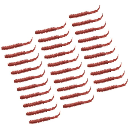 10/30Pcs Tpe Artificial Sea Worms Soft Baits Lure Worm Lure Bait Fishy Smell 30 Strips/Bag