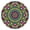 Mandala, variant on Tablecloth Colorful Mandala Fusion Pattern Waterproof Elastic Round Cover with Back for Meditation and Healing Room