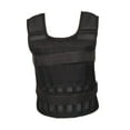 thumbnail image 4 of Chaleco con peso ajustable para hombres y mujeres, chaqueta con peso vacía, chaleco con peso para gimnasio, escalada, deportes al aire libre, Fitness 20 kilogramos, 4 of 8