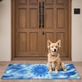 thumbnail image 4 of Blue Burst Pattern Door Rugs,Washable Non Slip Door Mats Indoor,Decorative Door Mats,Entry Mat Indoor for Entrance,Bedroom,Kitchen,Bathroom,16"x47", 4 of 6