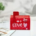 thumbnail image 2 of Caja de regalo vacía para el buzón de San Valentín, ideal para galletas, chocolates y pasteles. Rojo, 2 of 7