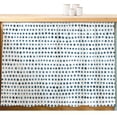 thumbnail image 2 of Black Blue Polka Dots Small Cabinet Curtains 10"W x 11"L, Modern Abstract Art Aesthetics Sink Skirt Dust-Proof Short Curtain for Bathroom Vanity Storage Cubby Desk, Self Adhesive Privacy Drapes, 2 of 9
