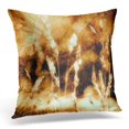 thumbnail image 1 of BOSDECO Abstract Grunge Floral Brown Golden Pillowcase Pillow Cover Cushion Case 20x20 inch, 1 of 1