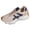 White, variant on Rokment Vintage Fashion Sneakers for Women Comfortable Leather Suede Patchwork Athletic Non Slip Running Walking Tennis Skate Shoes Height Increasing Black Size 6.5