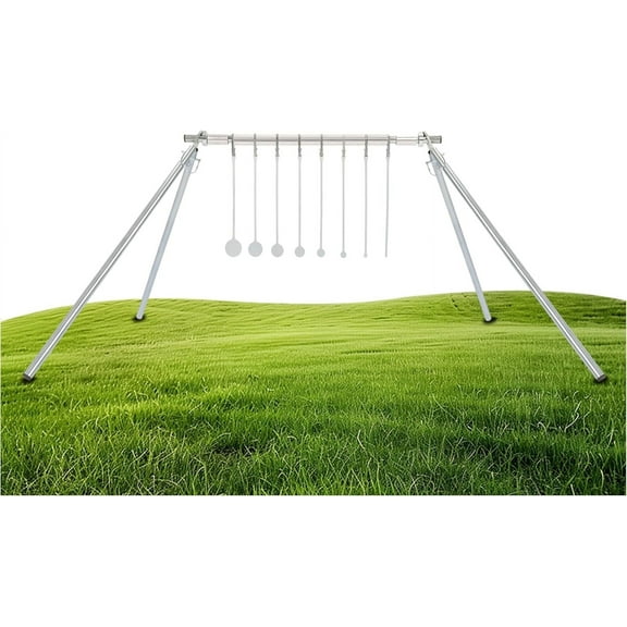 Kojem Steel Targets Spinning Rimfire Target for NRL 22 Rimfire Airgun Pellet Guns Plinking Target (Pipes are Not Included)