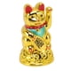 thumbnail image 5 of Lucky Cat Ornament Hand Waving Plastic Electric Cat Sculpture for Home Decoration Gift Giving 4.5in Gold MLY45A, 5 of 5