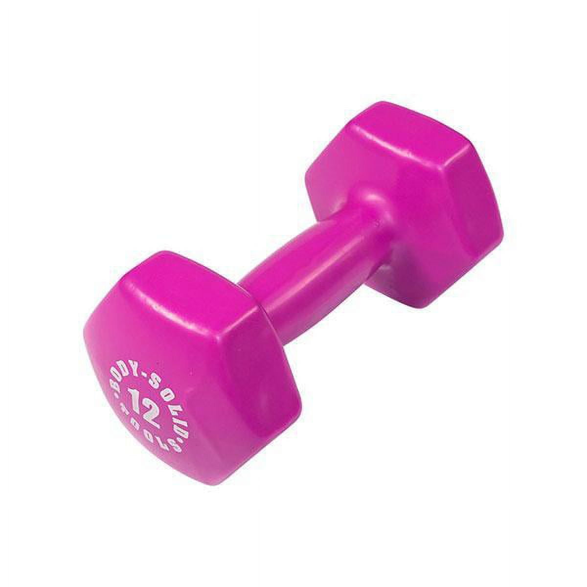 Body Solid Tools BSTVD1 1 Pound Vinyl Dumbbell Pink Walmart
