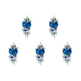 thumbnail image 2 of Guirnalda Decorativa Ambiente para El Navideña (con Luz) Color Azul 5 Uds., 2 of 4