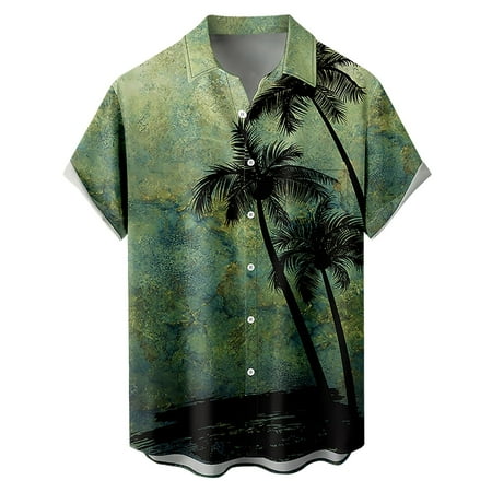 

Qufokar Men S Button Shirt Cat Pajamas Men 2023 3D Print Painting Floral Hawaiian Shirt Men Women Turn Collar Vintage Street Men S Shirts