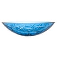 thumbnail image 2 of Blue Crystal Oval Glass Vessel Sink, 2 of 6