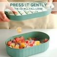 thumbnail image 3 of Ice Cube Trays，Ice cube plastic mould with lid，With ice shovel for easy demoulding, 3 of 9
