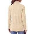 thumbnail image 4 of MOSHU Turtleneck Sweaters for Women Long Sleeve Casual Tops Knit Womens Pullover Sweaters Winter Clothes, 4 of 10