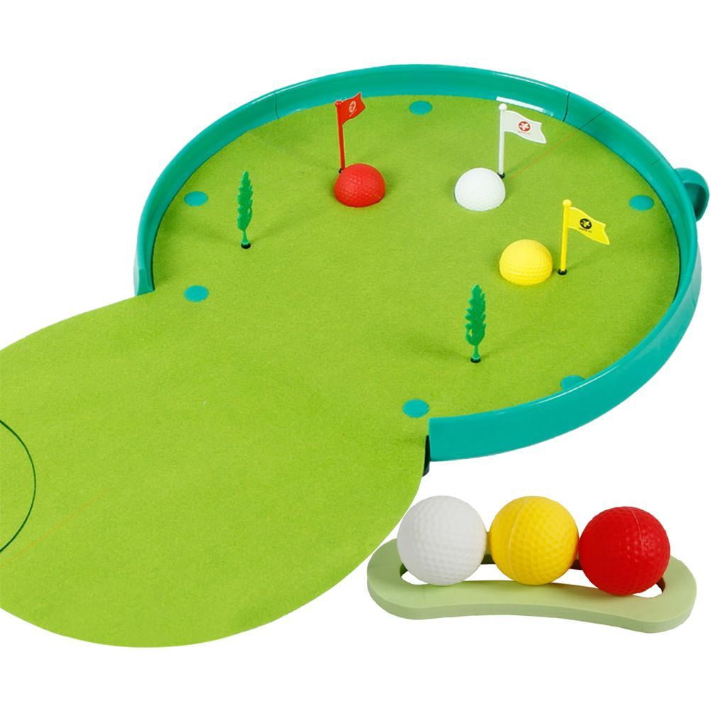 TureClos Mini Funny Golf Toy Set for Kids Early Education Sports Game