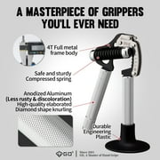 GD IRON GRIP EXT 90 Hand Grip Exerciser Strengthener Premium Adjustable Hand Gripper (55 to 198 lbs (25~90kg)) Grip Strength Trainer Wrist Strengtheners