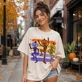 thumbnail image 4 of Dancing Skeleton Halloween Shirt, Retro Pumpkin Head Skeletons Graphic Tee, Vintage Spooky Season Fall Gift, Unisex, 4 of 10