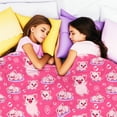 thumbnail image 4 of Flannel Fleece Throw Blanket, Soft Large Throw Blanket, Lightweight Cozy Plush Throw Blanket Fit Sofa Bed, 30"x40", Pigs, 4 of 7
