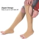 thumbnail image 3 of Calcetines de compresión con cremallera para hombre y mujer, medias ajustadas para prevenir las venas varicosas, La Bella Durmiente y las piernas, con punta abierta, 3 of 4